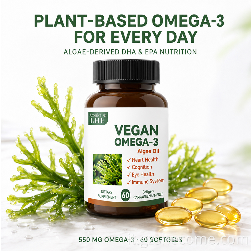 Vegan Omega 3 Algae Softgels8